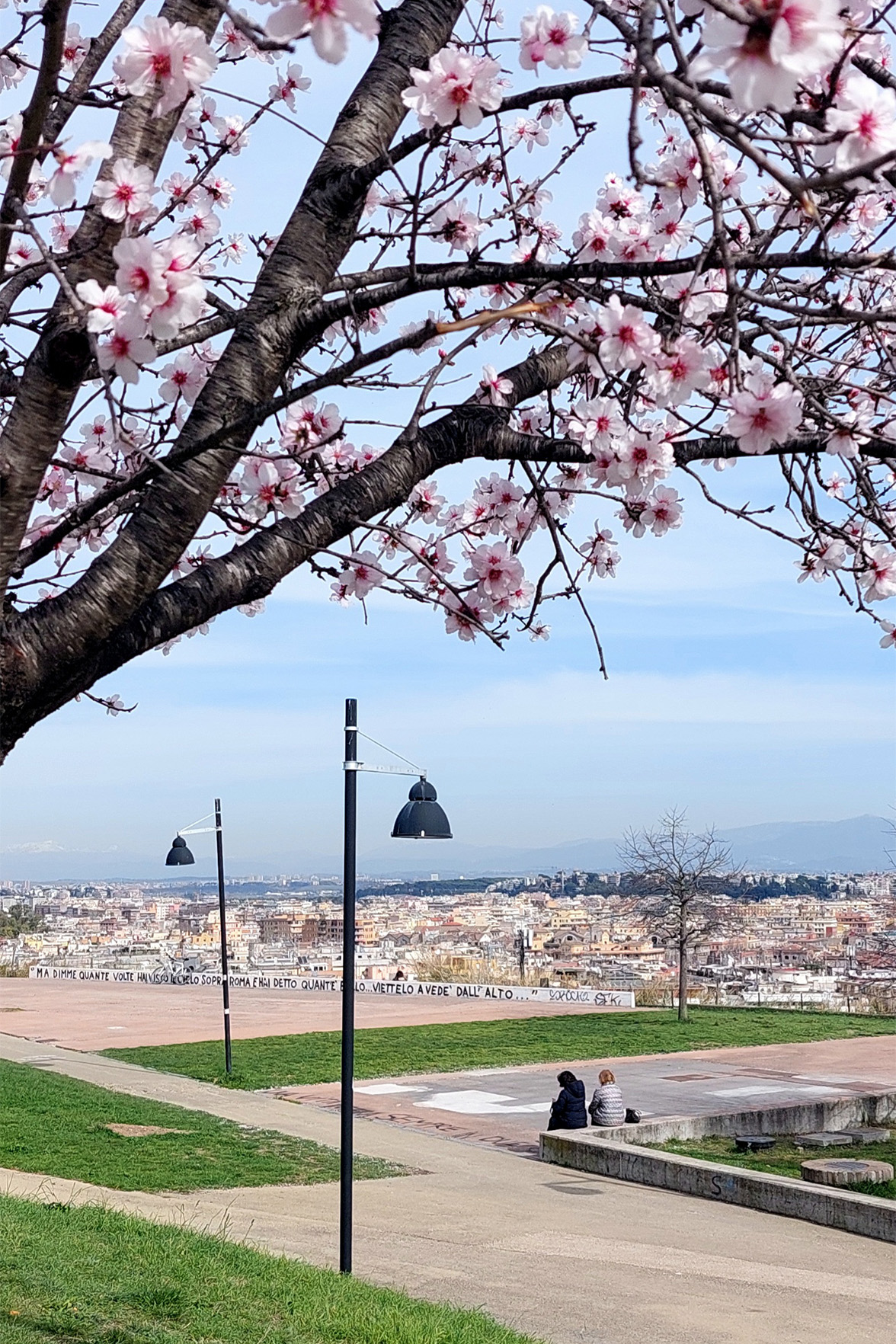 view of Rome from Monte Mario