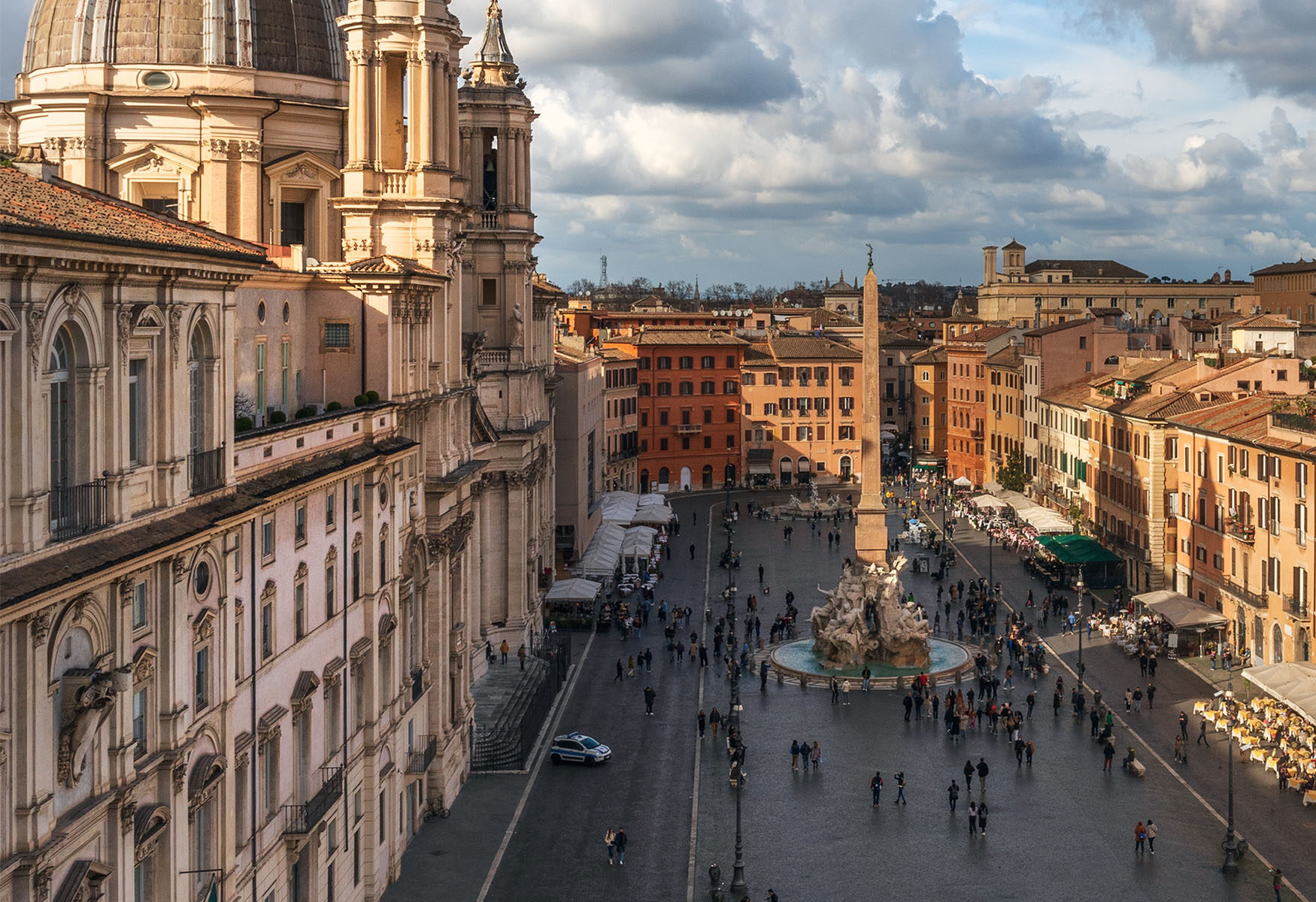particular view Piazza Navona Rome
