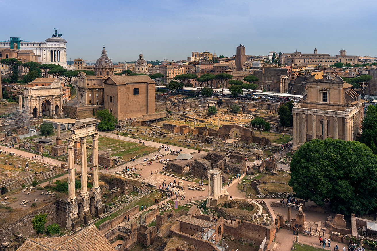 Fori imperiali view