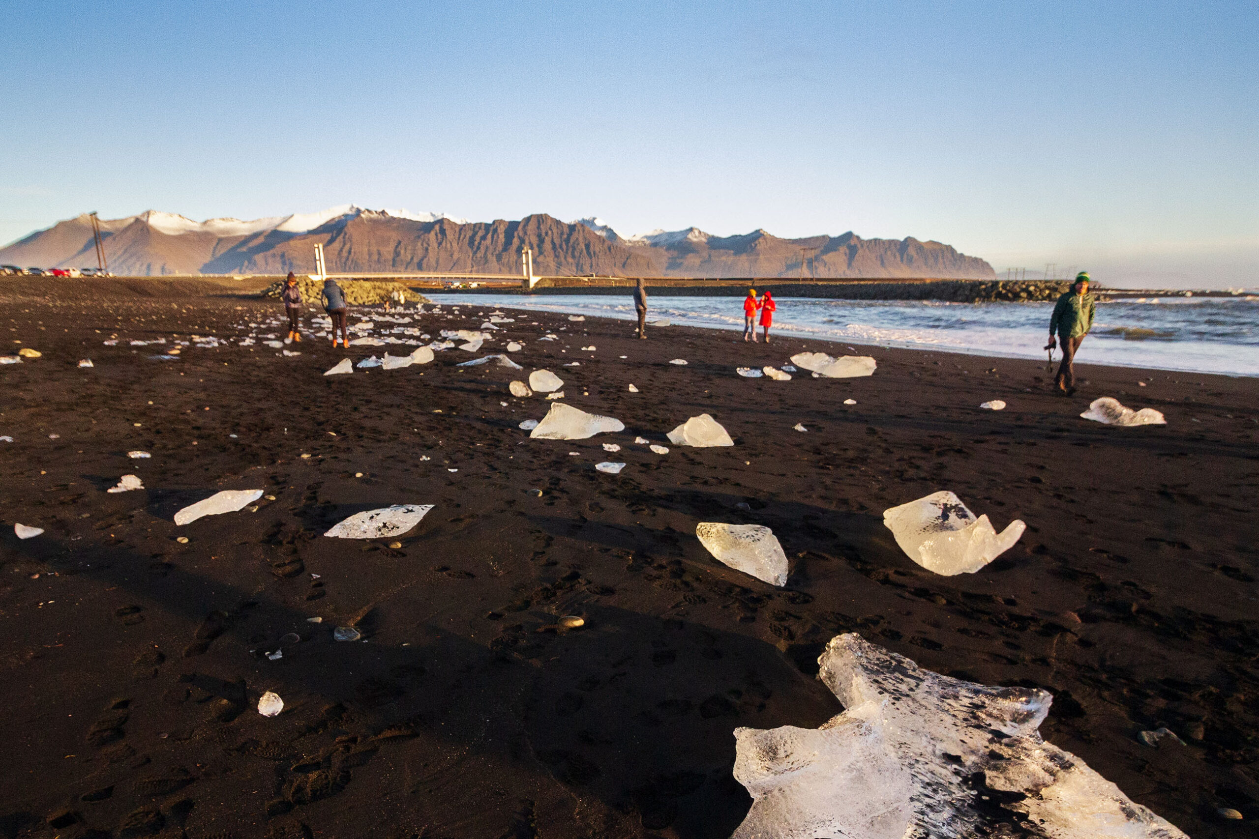 the Diamond beach Iceland