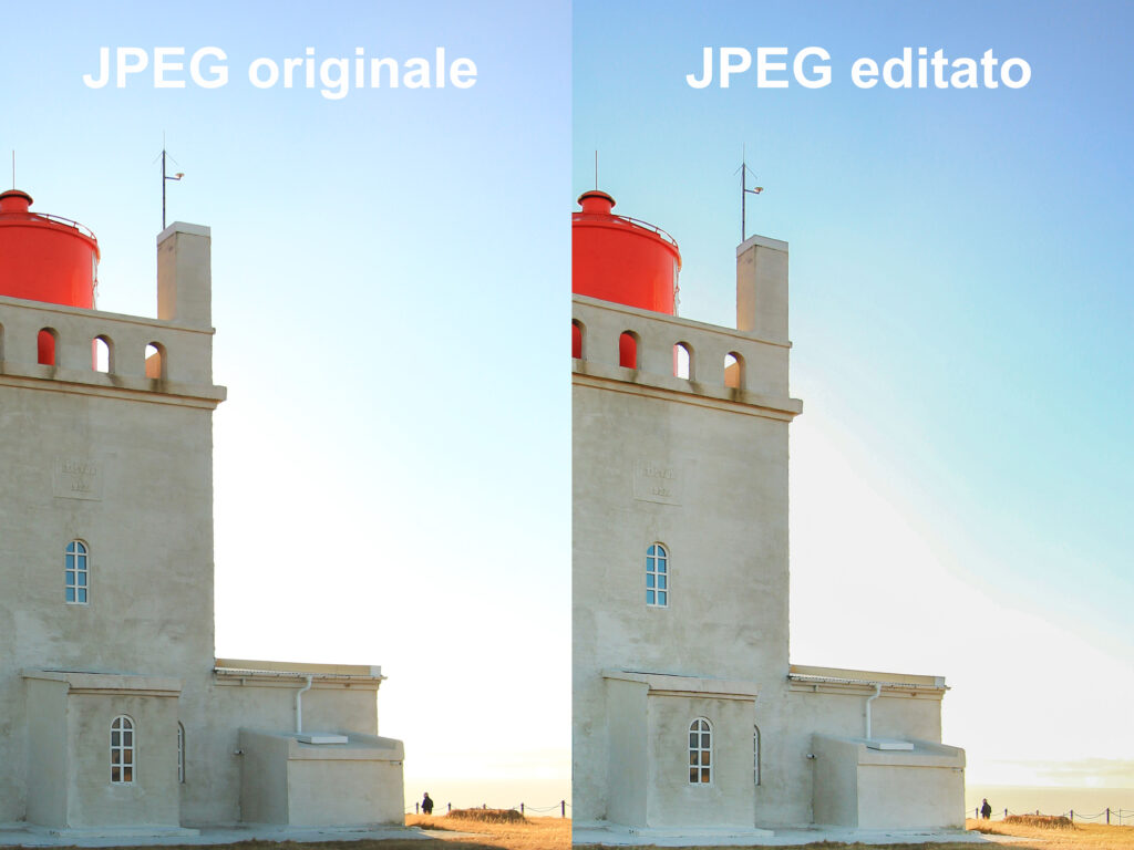 QUALITY LOSS IN AN EDITED JPEG